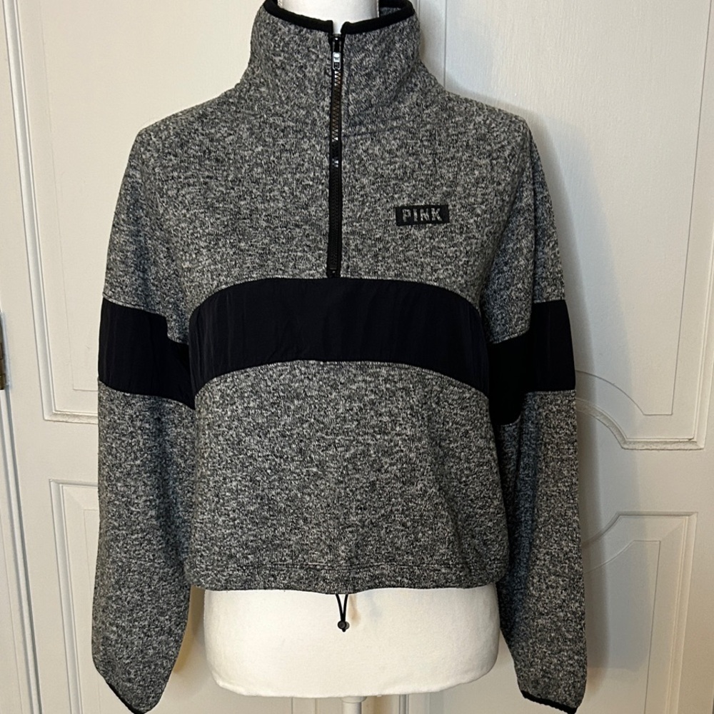 Women’s Victoria’s Secret PINK Quarter-Zip Pullover (S)